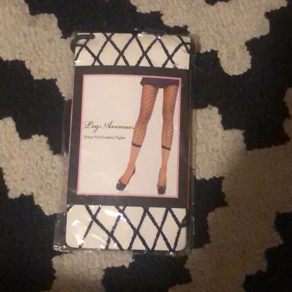 New Leg Avenue Fence Net Footless Tights